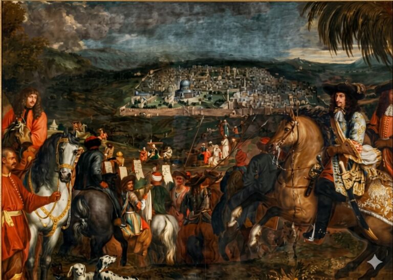 Tableau du XVIIe siècle peint par Arnould de Vuez