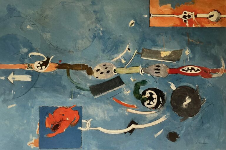 Éclaireur d’Hervé Télémaque, œuvre surréaliste de 1962