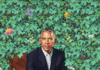 Portrait de Barack Obama par Kehinde Wiley, l’un des trésors des ambassades parisiennes