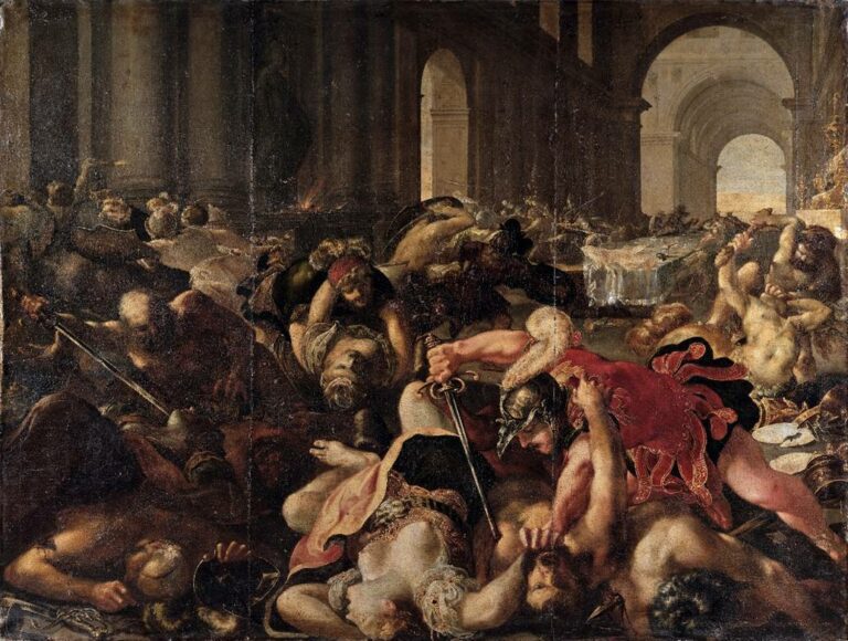 Le Banquet des Lapithes de Laurent de La Hyre, tableau retrouvé après quatre siècles