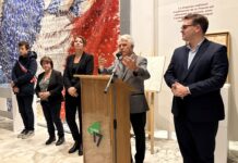 Arman à la mairie de Paris 17e : un drapeau pour repenser la nation