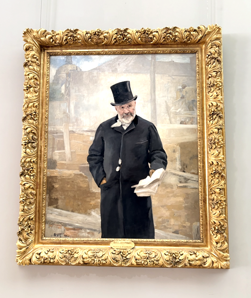 Alfreed Roll, "Portrait d'Adolphe Alphand" (1888)