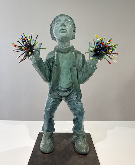 Sculpture Salut les potes - Martial Raysse