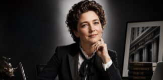 Portrait de Victoria Woodhull façon Harcourt avec IA