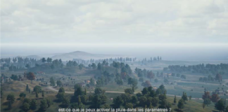 Capture d'écran d'un jeu video et des échanges entre l'artiste Nicolas Bailleul et les joueurs.