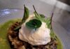 Restaurant Boumaï - Tartare d'aubergines, fenouil, mousse de chèvre, timut et huile de basilic
