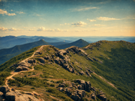 Long de 3 510 km, le sentier des Appalaches relie le mont Springer, dans la forêt nationale de Chattahoochee-Oconee, en Géorgie, au mont Katahdin dans le parc d’État Baxter, dans le Maine.