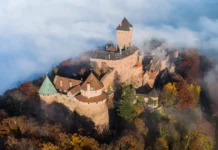 En Alsace, le château du Haut-Koenigsbourg a inspiré Minas Tirith du « Seigneur des Anneaux » Le château du Haut-Koenigsbourg par Tristan Vuano